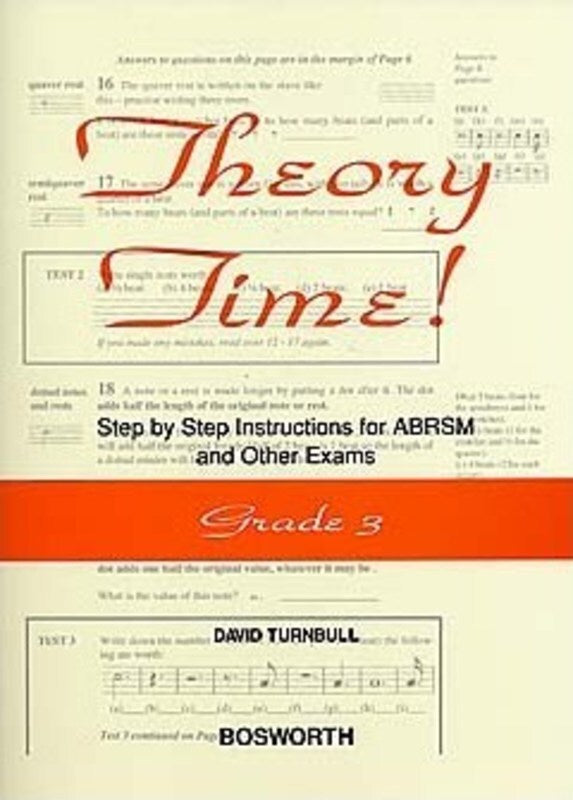 Theory Time Gr 3 Turnbull ABRSM Book