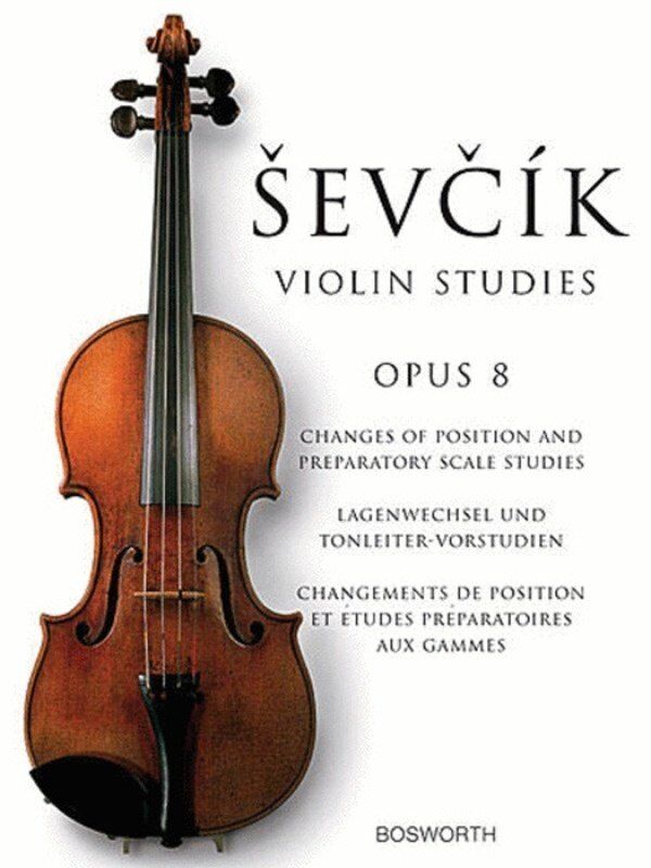 Sevcik Violin Studies Op. 8 New Edition by Bosworth, 56 Pages