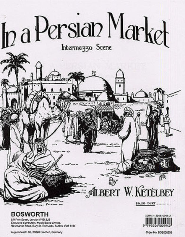 Ketelbey Persian Market Piano Duet Book