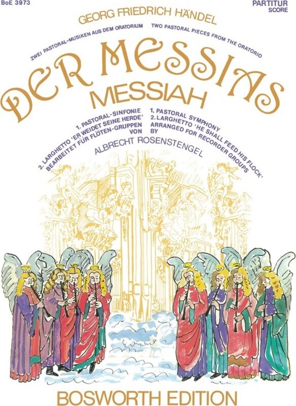 Handel Messiah 2 Pieces Recorder Ens. Book