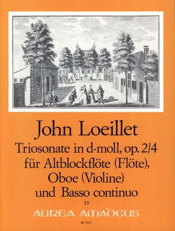 Loeillet - Trio Sonata D Minor Op 2/4 Treble Rec/Oboe/Bc (Amadeus)