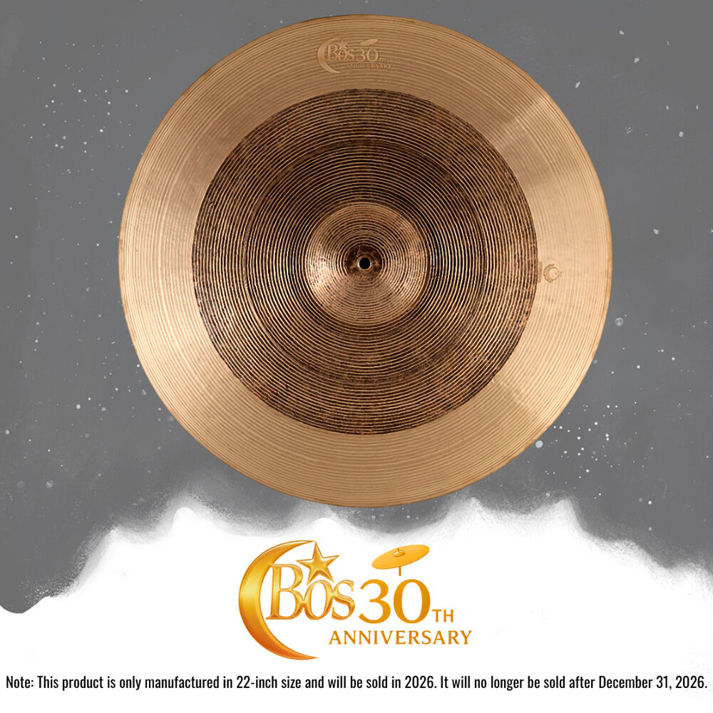 Bosphorus 30th Anniversary 22" Ride Cymbal — view 2
