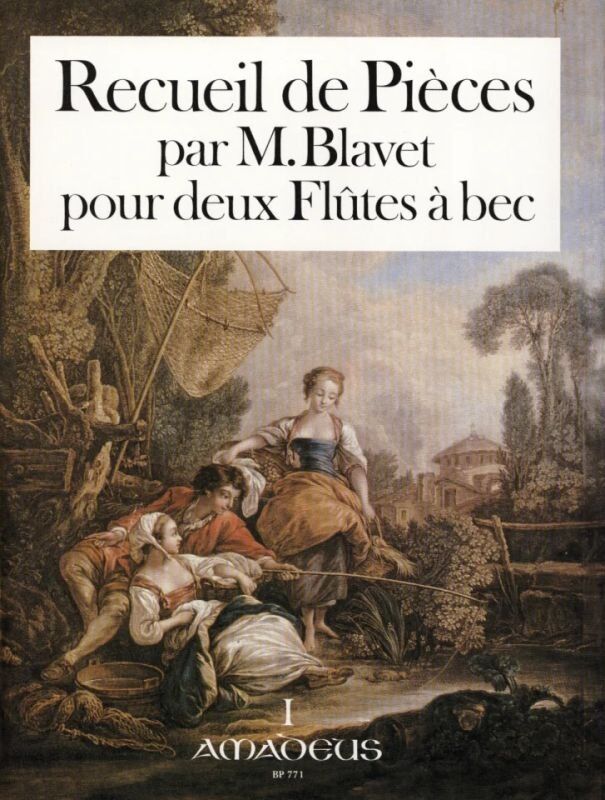 Blavet Recueil de Pieces I for 2 Treble Recorders - Duet Format