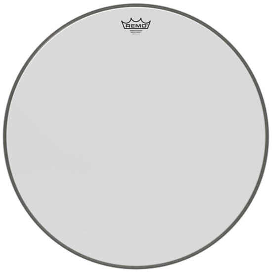 Remo BR-1222-00 Ambassador Smooth White Bass Drumhead 22"