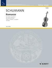 Schumann - Romance in A Major Arranged by Kreisler for Violin and Piano, 8 Pages, Published by Schott Music