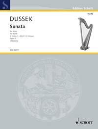 Dussek - Sonata in C Minor for Harp, Schott Music Edition, 12 Pages
