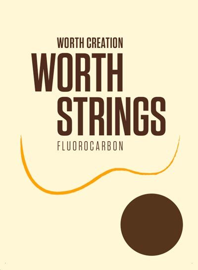 Worth Brown Tenor Ukulele Ukulele Strings - 2 Restrings Per Packet ( BT )