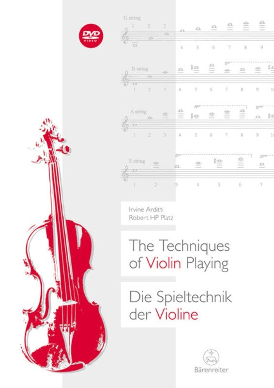Techniques Of Violin Playing Book/DVD Book