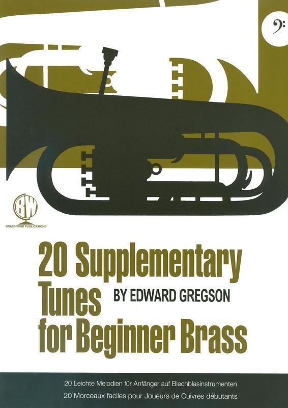 Gregson: 20 Supplementary Tunes for Beginner Brass (Bass Clef) — Trombone/Euphonium/Baritone (Brass Wind Publications)