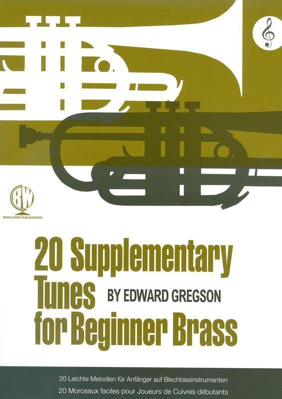 Gregson: 20 Supplementary Tunes for Beginner Brass — Treble Clef (Brass Wind Publications)