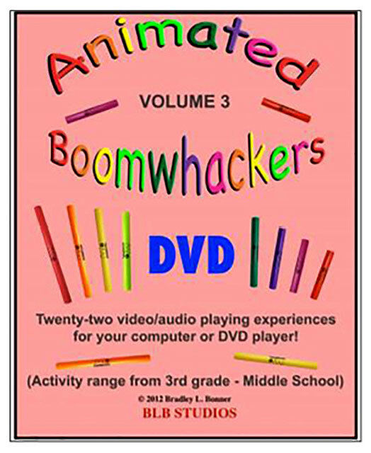 Boomwhackers Animated Boomwhackers Volume 3 DVD - Educational Resources for Grades 3 to Middle School