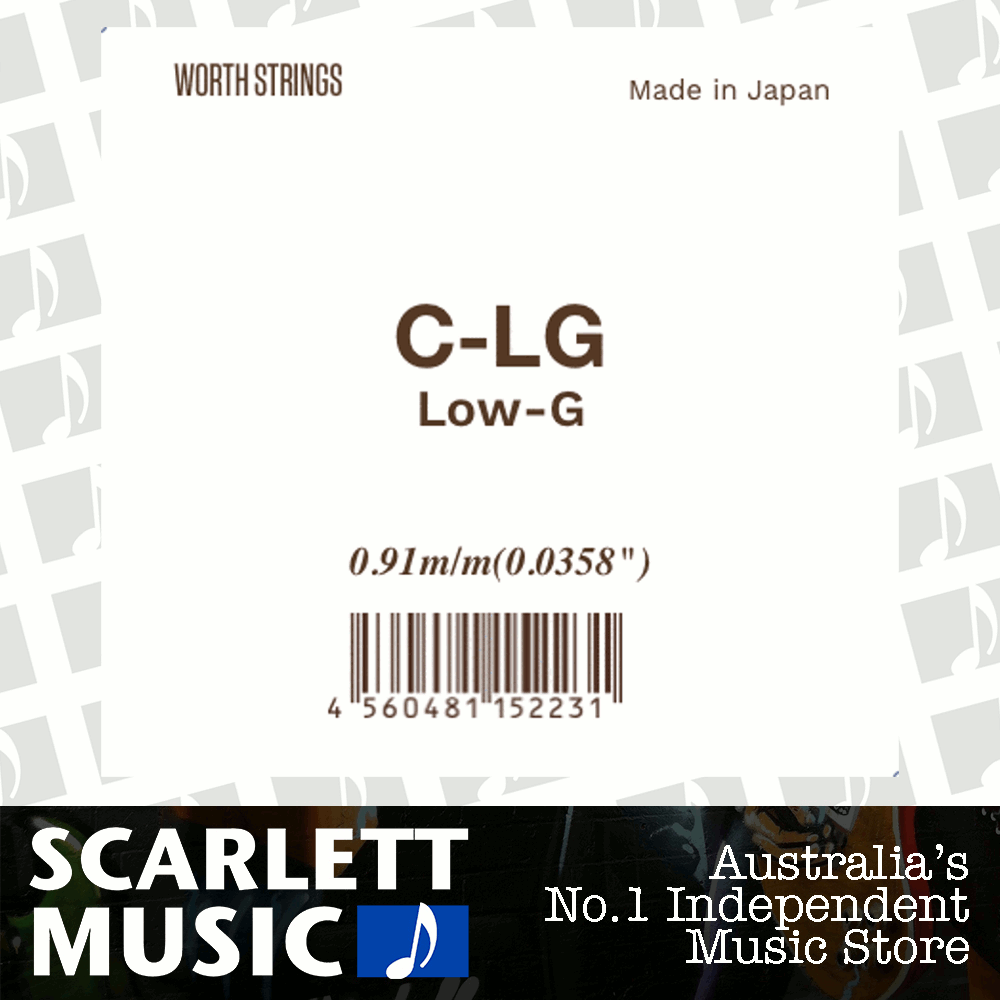 Worth Creation Single Low G Ukulele String Clear Fluorocarbon Soprano-Tenor — view 2