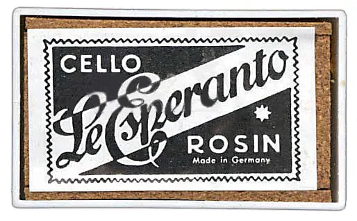 Esperanto Cello Rosin Oblong