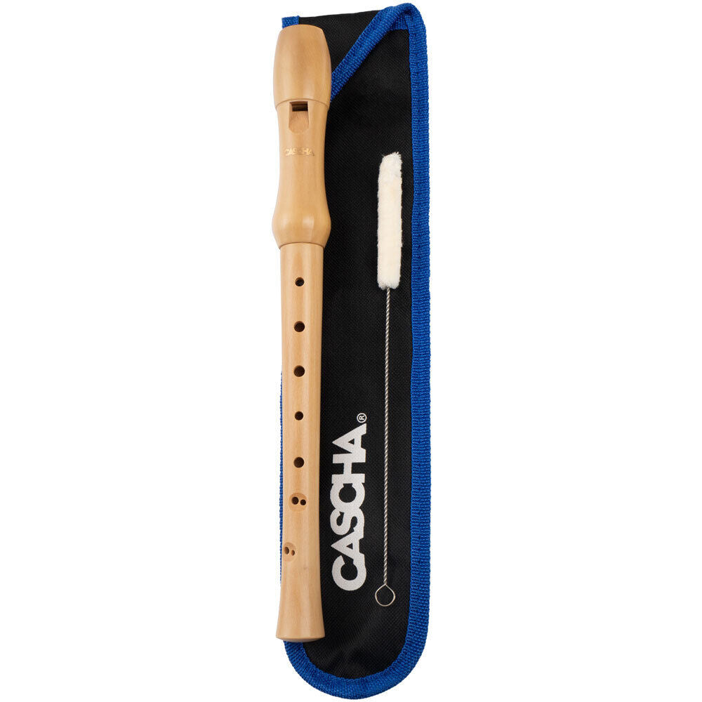 Cascha Maple Descant Soprano Recorder with Baroque Fingering, Includes Bag and Cleaning Rod, Suitable for Ages 6 and Up — view 2
