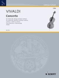 Vivaldi Concerto in A Minor PV 24-F.III No 4 for Cello and Piano by Schott Music, 20 pages