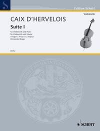 D'Hervelois Suite I A Major for Cello and Piano - Schott Music, 20 Pages