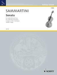 Sammartini - Sonata in G Major for Cello and Piano by Schott Music, 16 Pages