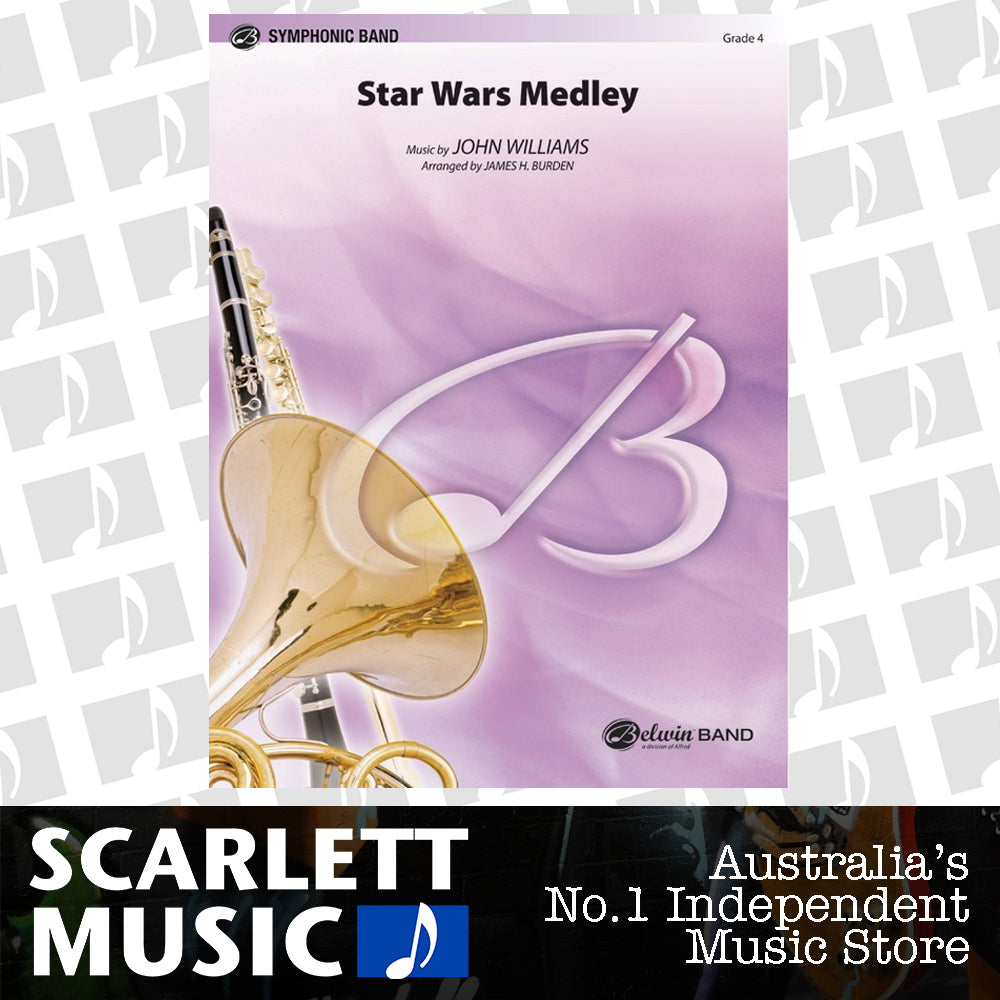 Star Wars Medley Concert Band Sheet Music by John Williams Gr 4 — view 2