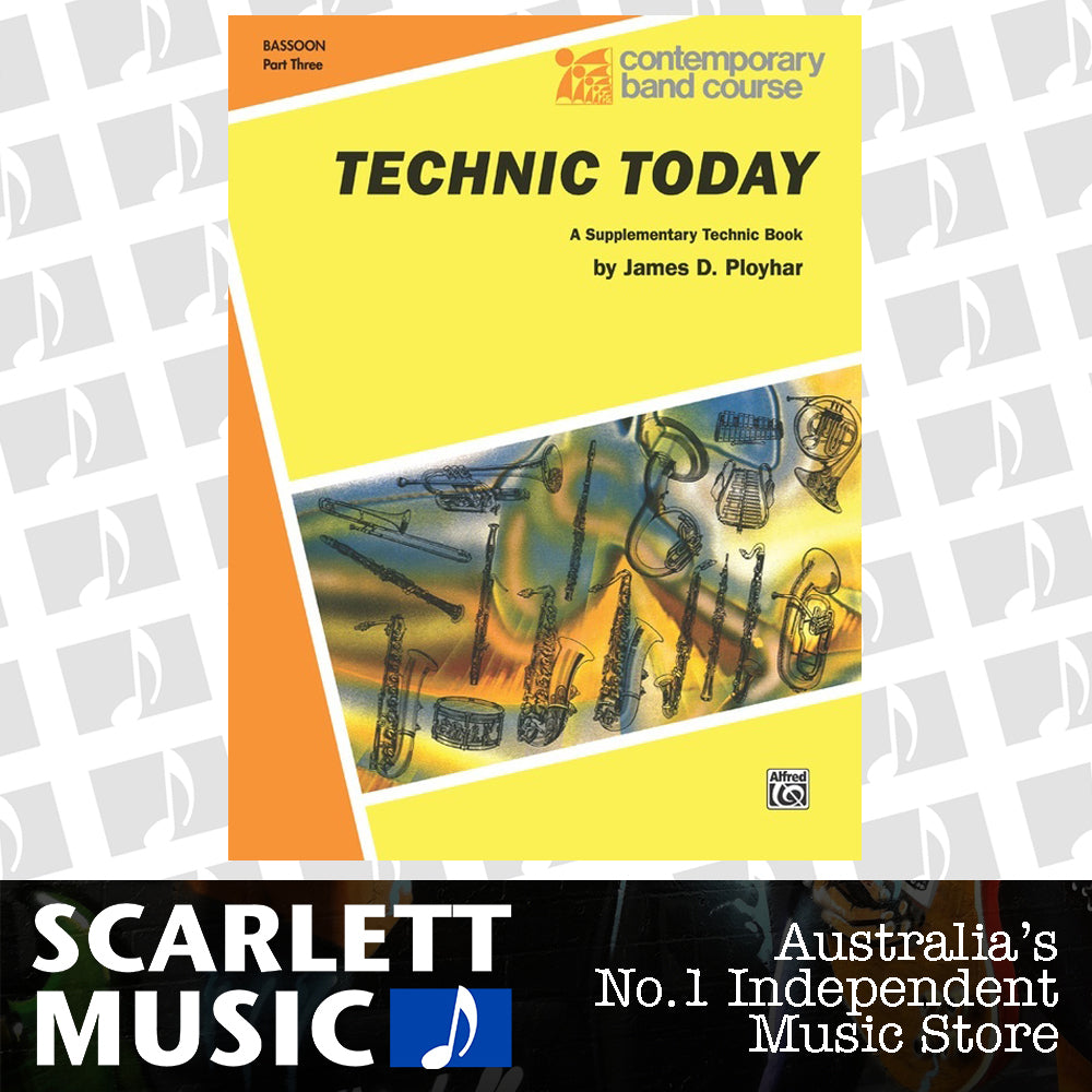 Technic Today Part 3 Bassoon Sheet Music for Concert Band — view 2
