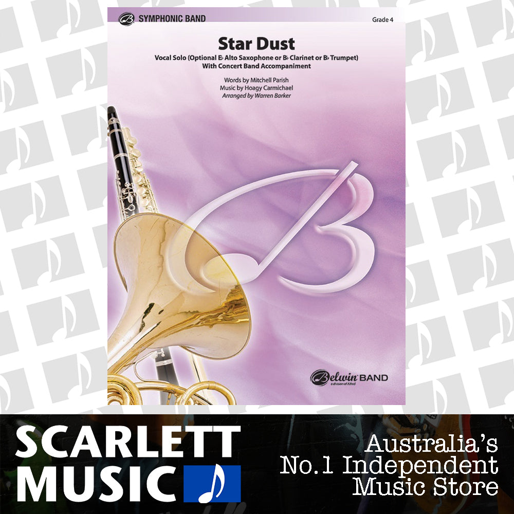 Star Dust Concert Band Sheet Music Gr 4 — view 2