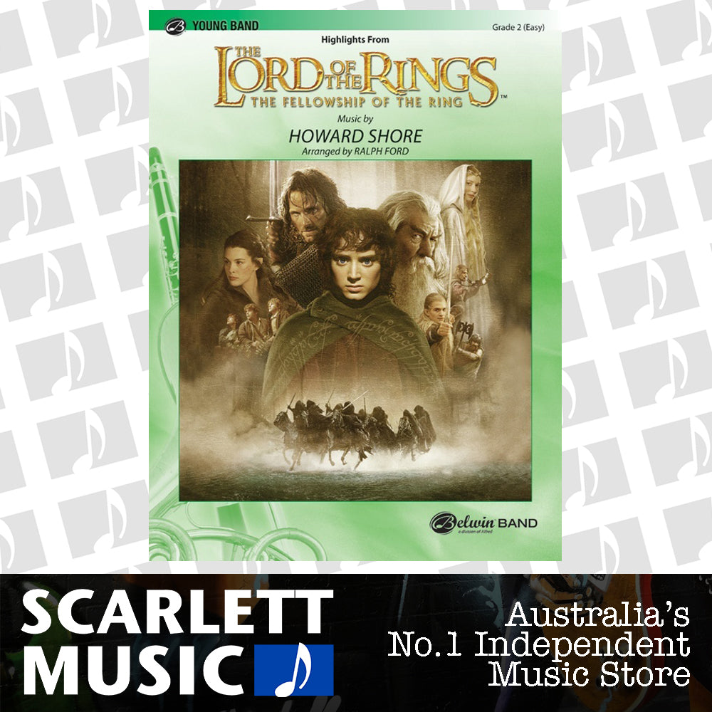 Lord Of The Rings Fellowship Highlights Concert Band Gr 2 — view 2