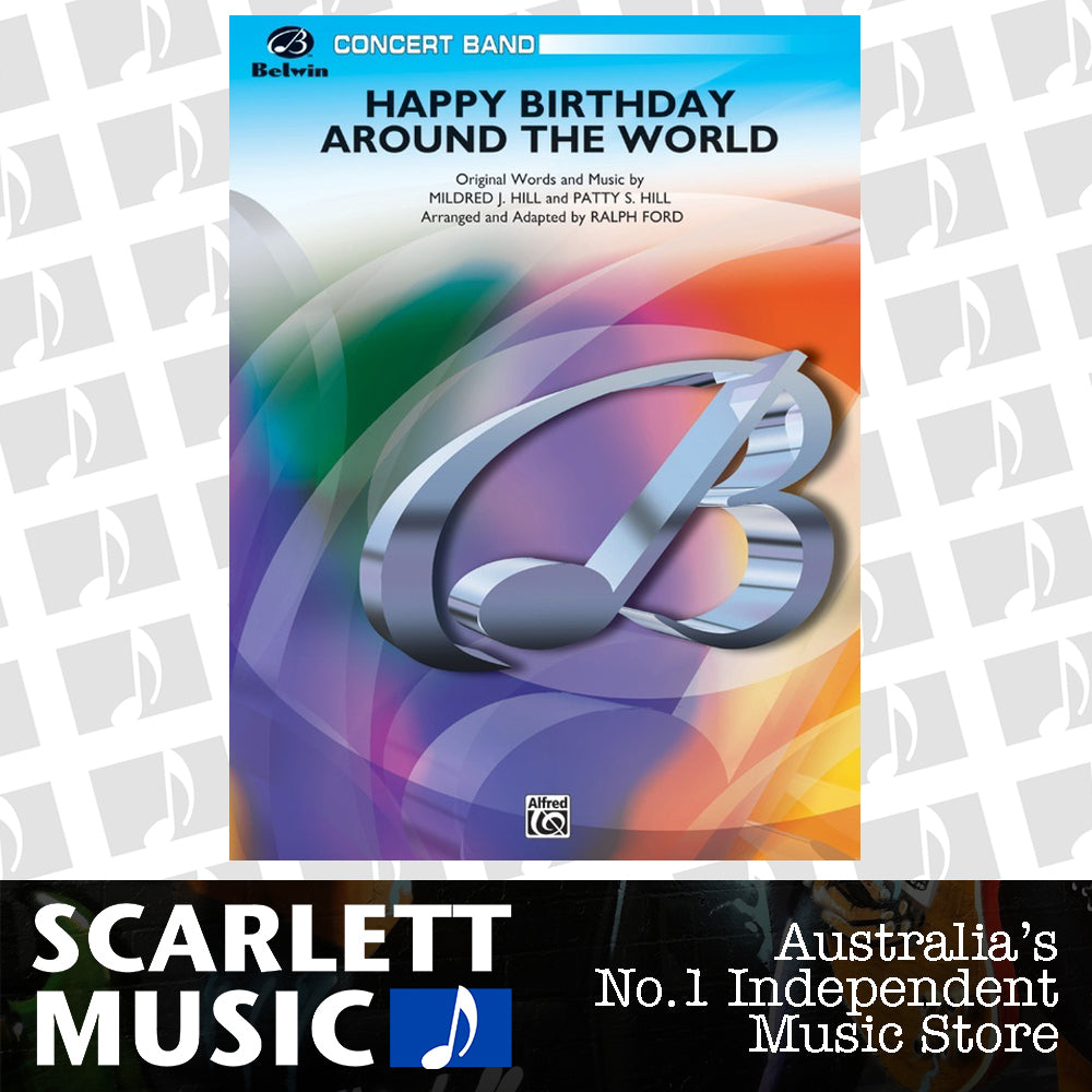 Happy Birthday Around The World Concert Band Gr 3 — view 2