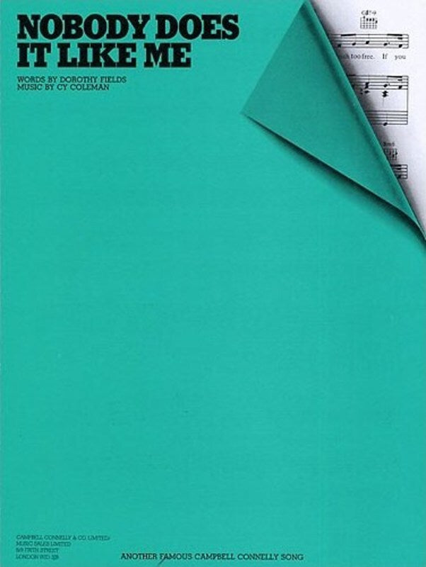 Nobody Does It Like Me PVG Single Sheet