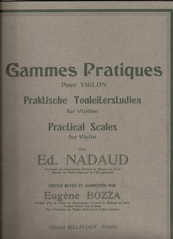 Practical Scales For Violin (Softcover Book)