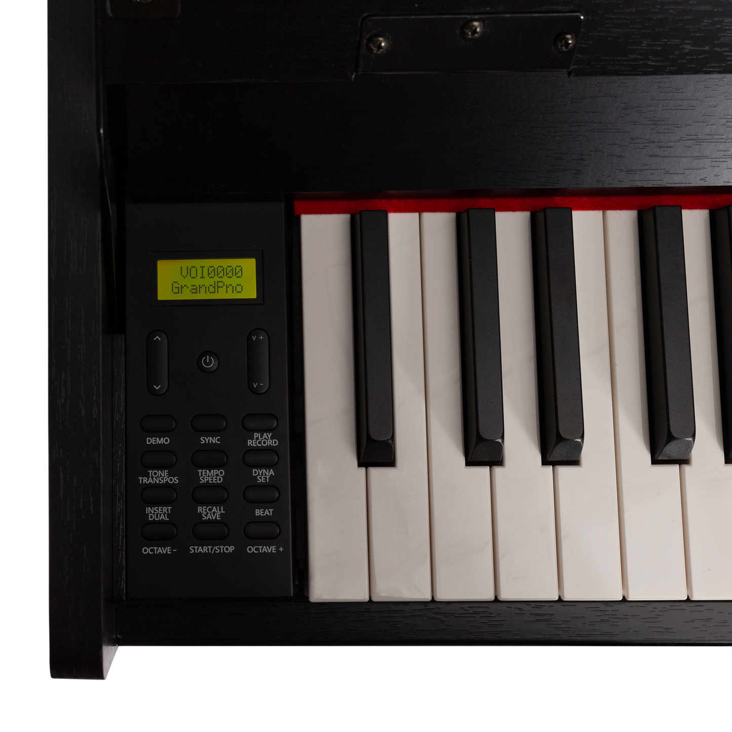 Crown CDP806 88-Key Weighted Digital Piano Gloss Black — view 4