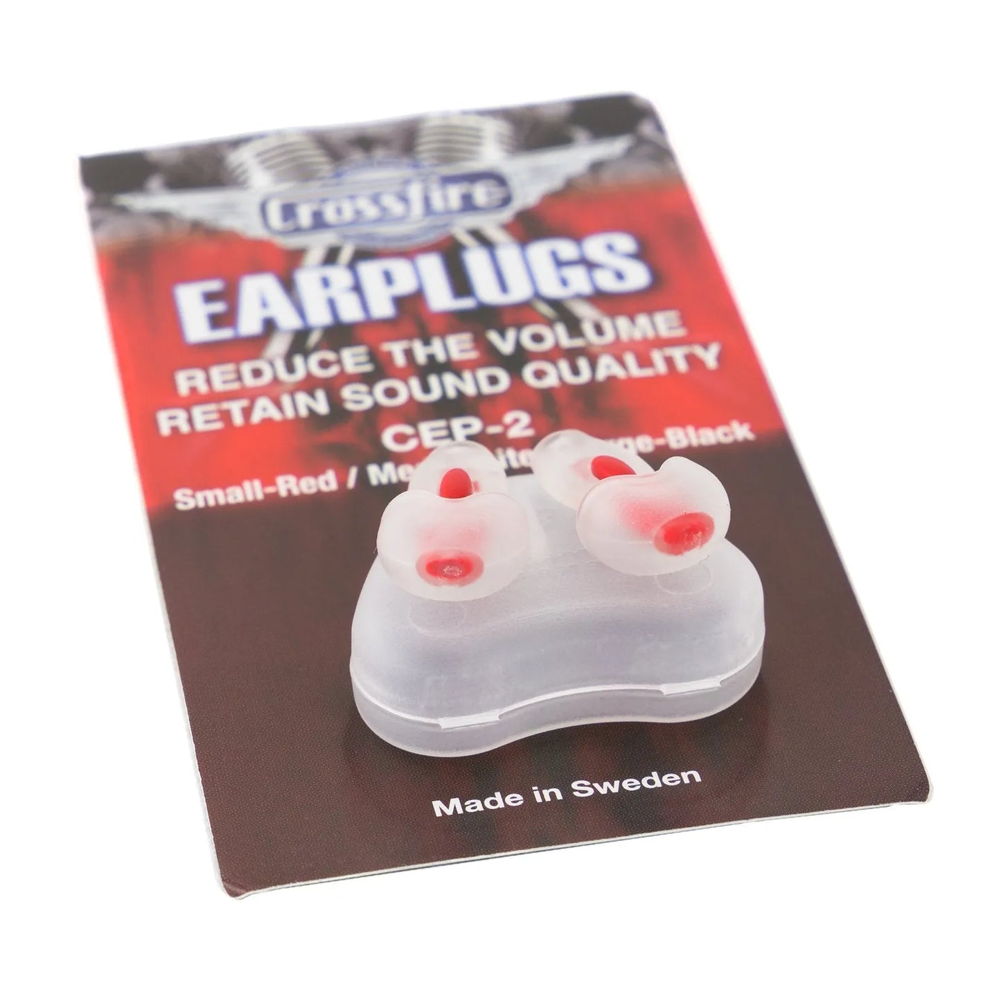Crossfire Deluxe Earplugs Small Red CEP-2-SM with Class-3 Protection 18-21dB — view 3