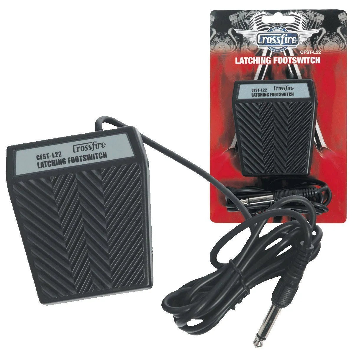 Crossfire CFST-L22 Latching On/Off Footswitch