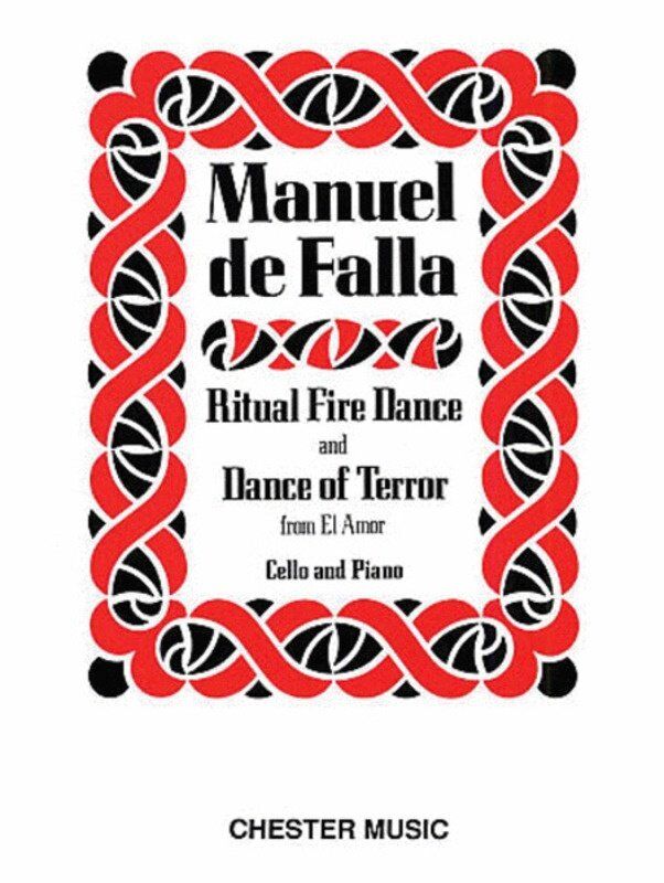 Falla - Ritual Fire Dance for Cello/Piano, Arranged by Gregor Piatigorsky, Publisher: Chester Music, 1 Page