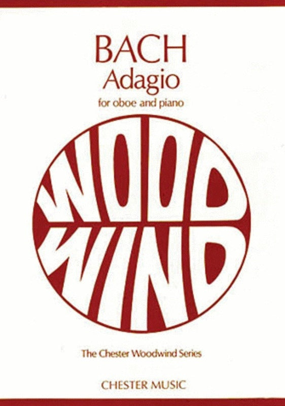 Bach - Adagio For Oboe/Piano (Softcover Book)