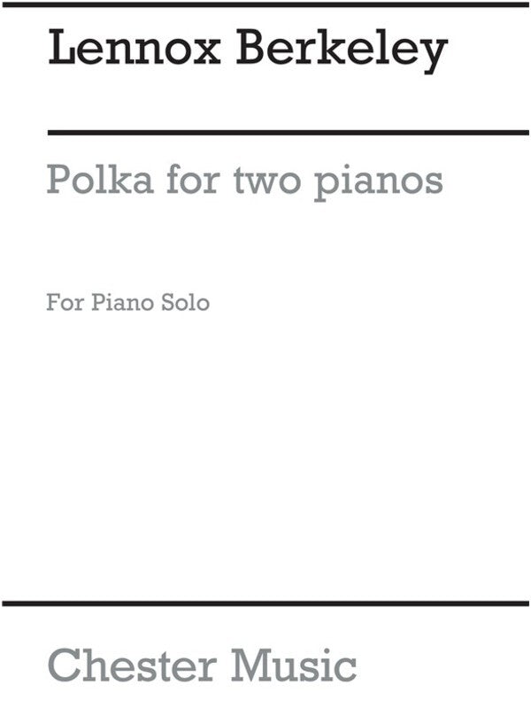 Berkeley - Polka For 2 Pianos For Piano Solo (Pod) (Softcover Book)