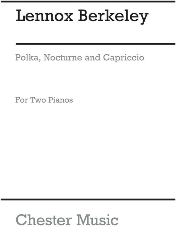 Berkeley - Polka Nocturne Capriccio For 2 Pianos (Pod) (Softcover Book)