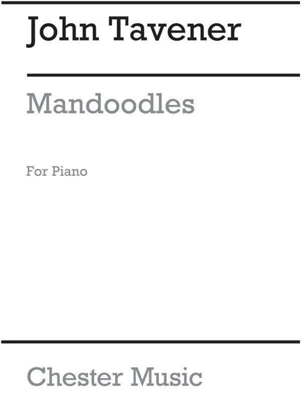 Tavener Mandoodles Piano(Arc) (Softcover Book)