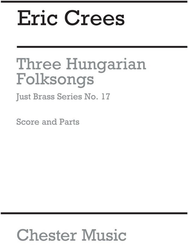 Junior Just Brass 17 Hungarian Folk Songs Score/Parts Book