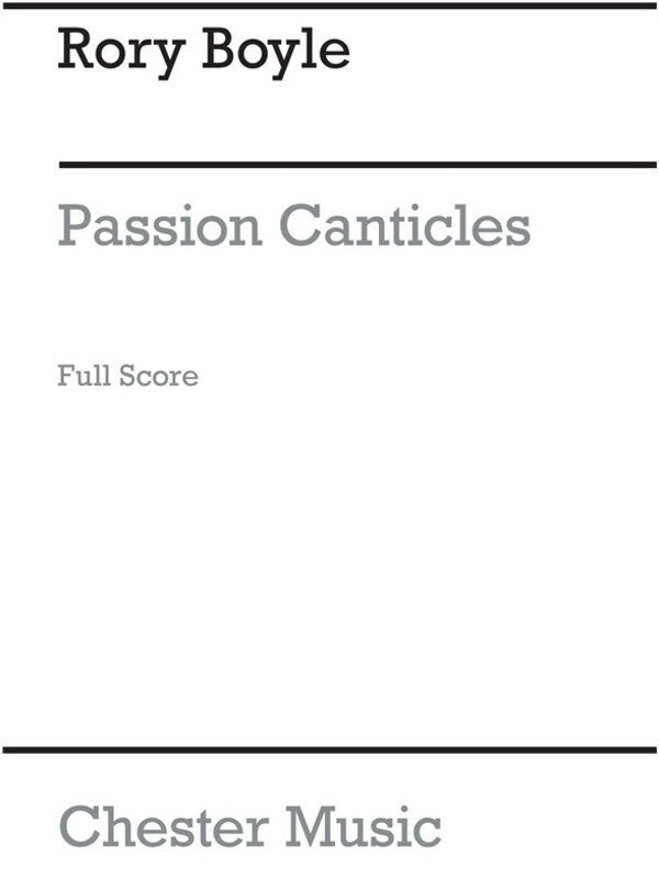Boyle Passion Canticles SATB(Arc)