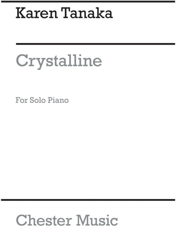 Tanaka Crystalline Piano Solo (Softcover Book)