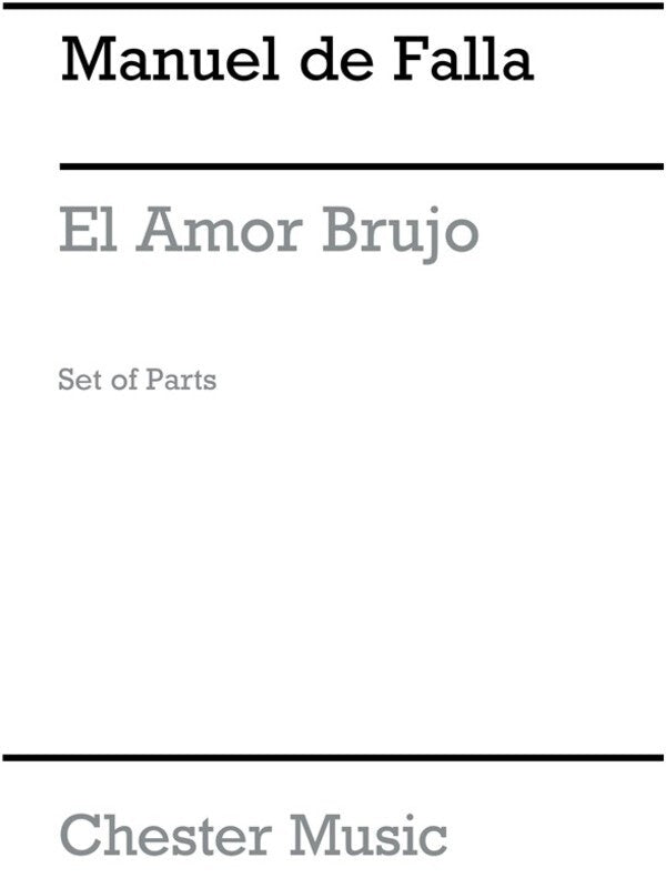Falla El Amor Brujo String Set (Music Score/Parts) Book