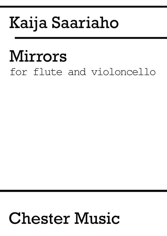 Saariaho - Mirrors For Flute And Cello (Pod) (Softcover Book)