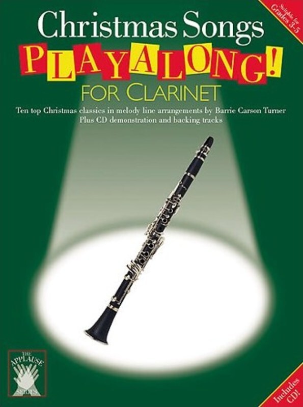 Applause Playalong Xmas Clarinet Softcover Book/CD