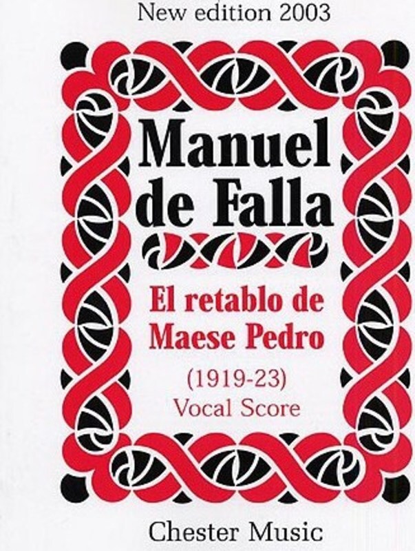 Falla El Retablo De Mases Pedro Vocal Score