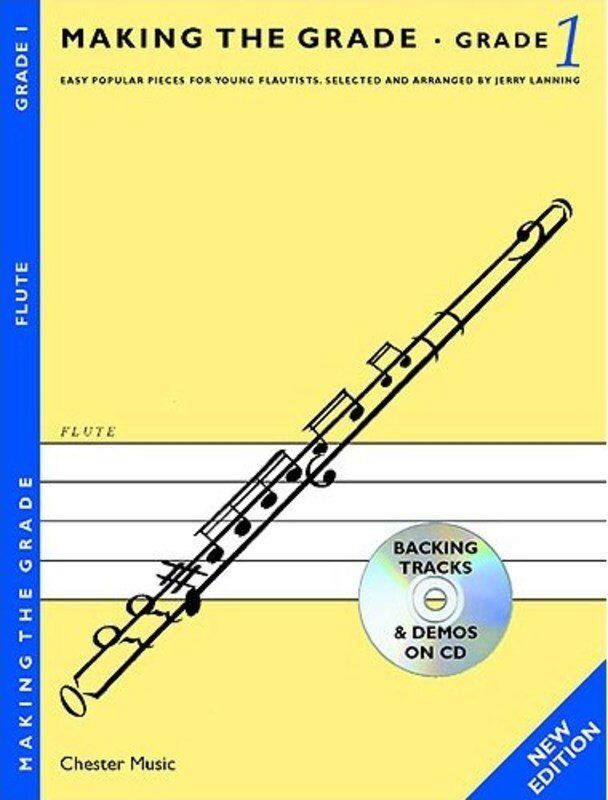 Making The Grade Grade 1 Flute/Piano BK/CD New Edition by Jerry Lanning