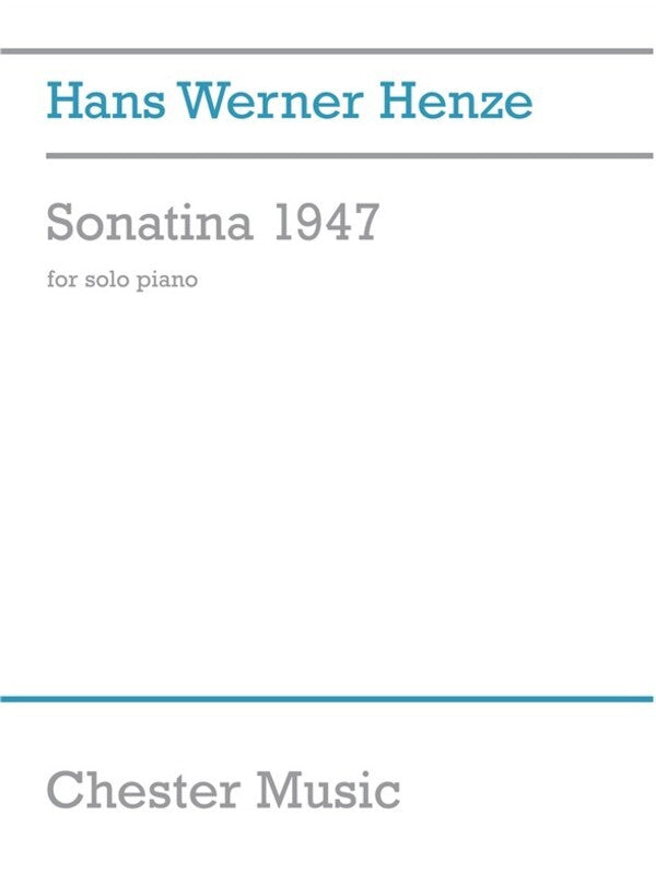 Hans Werner Henze Sonatina