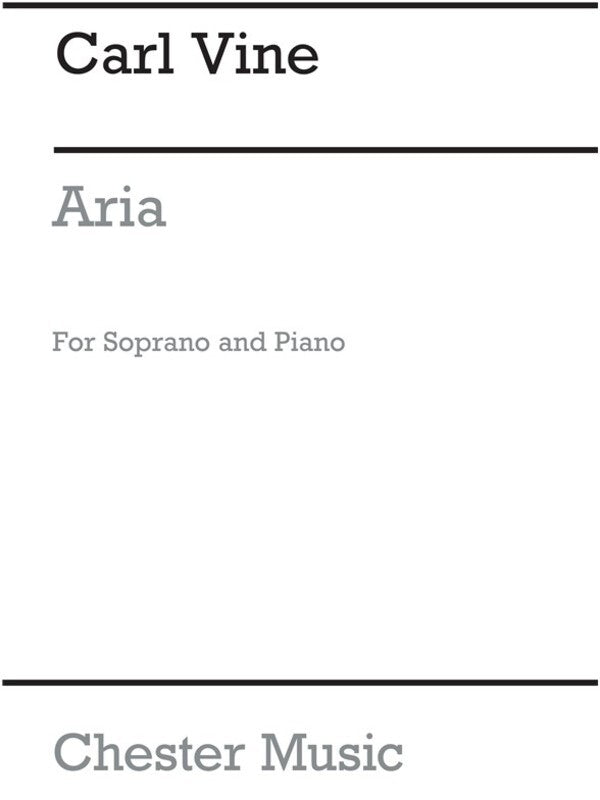 Aria(Sop/Piano) (Softcover Book)