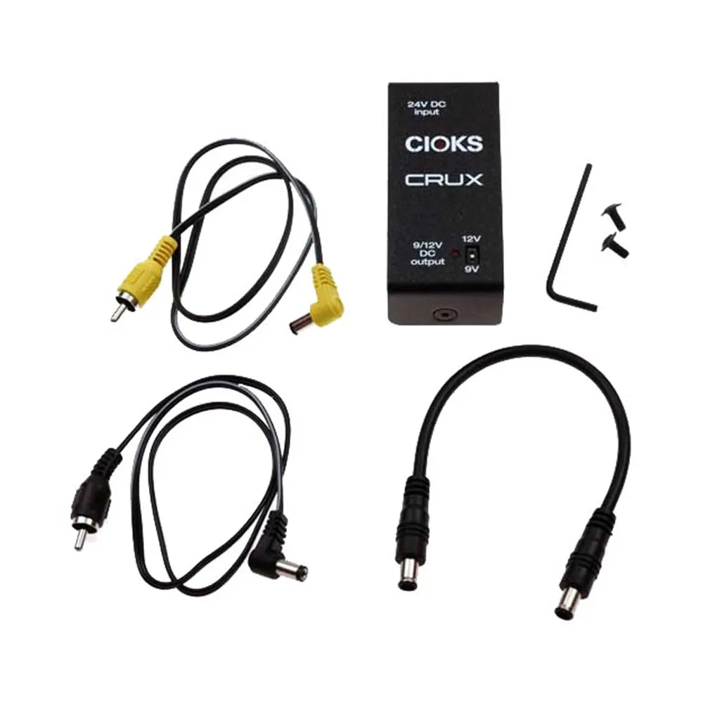 Cioks CRUX Isolated Power Supply Adapter for 9V or 12V Multi-Effects Pedals, 24W Output, Compatible with CIOKS DC7 — view 5