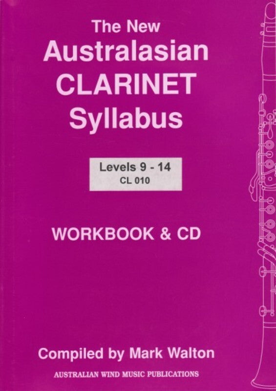 Australasian Clarinet Syllabus Book/CD Lev 9 -14 (Softcover Book/CD)