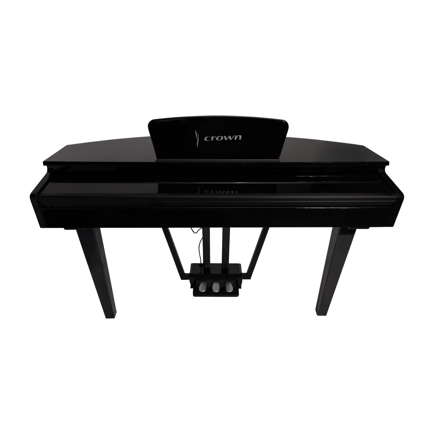 Crown CMG-1 Digital Grand Piano - Gloss Black, 88-Key, French Dream Sound Engine, USB/MIDI Connectivity, Elegant Curved Cabinet — view 5