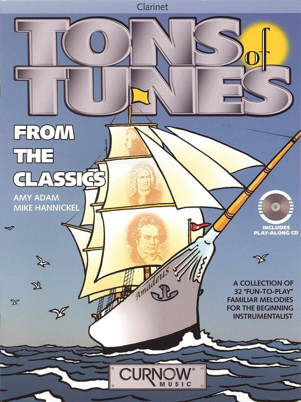 Tons Of Tunes From The Classics Book/CD Clarinet (Softcover Book/CD)